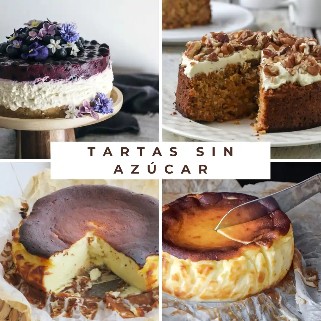Tartas sin azúcar